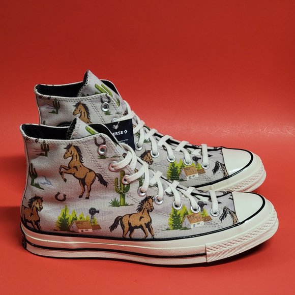 Converse Chuck 70 Hi Wild Horses 169819C Size 9.5 Men's  Sneakers - Picture 2 of 11